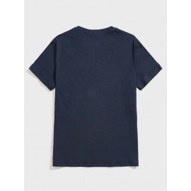 Men Wave Print Tee