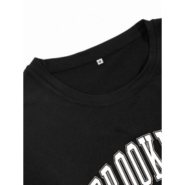 Men Letter Graphic Tee