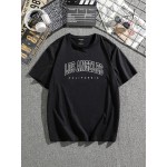 Men Letter Graphic Tee