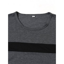 Men Color Block Tee