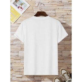 Men Solid Round Neck Tee