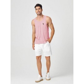 Men Flamingo Print Tank Top