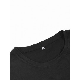 Men Tooth & Letter Graphic Tee