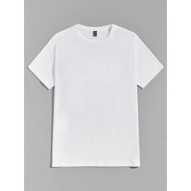 Men Cartoon & Letter Graphic Tee